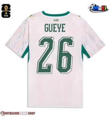 Senegal Pape Gueye #26 Domácí Dres MS 2026 Krátkým Rukávem